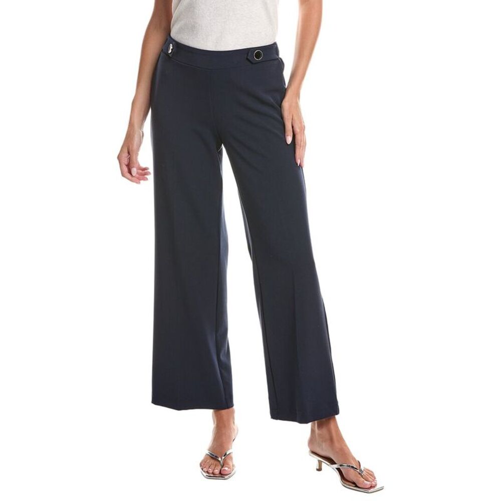 T Tahari Womens  Woven Pant, Navy